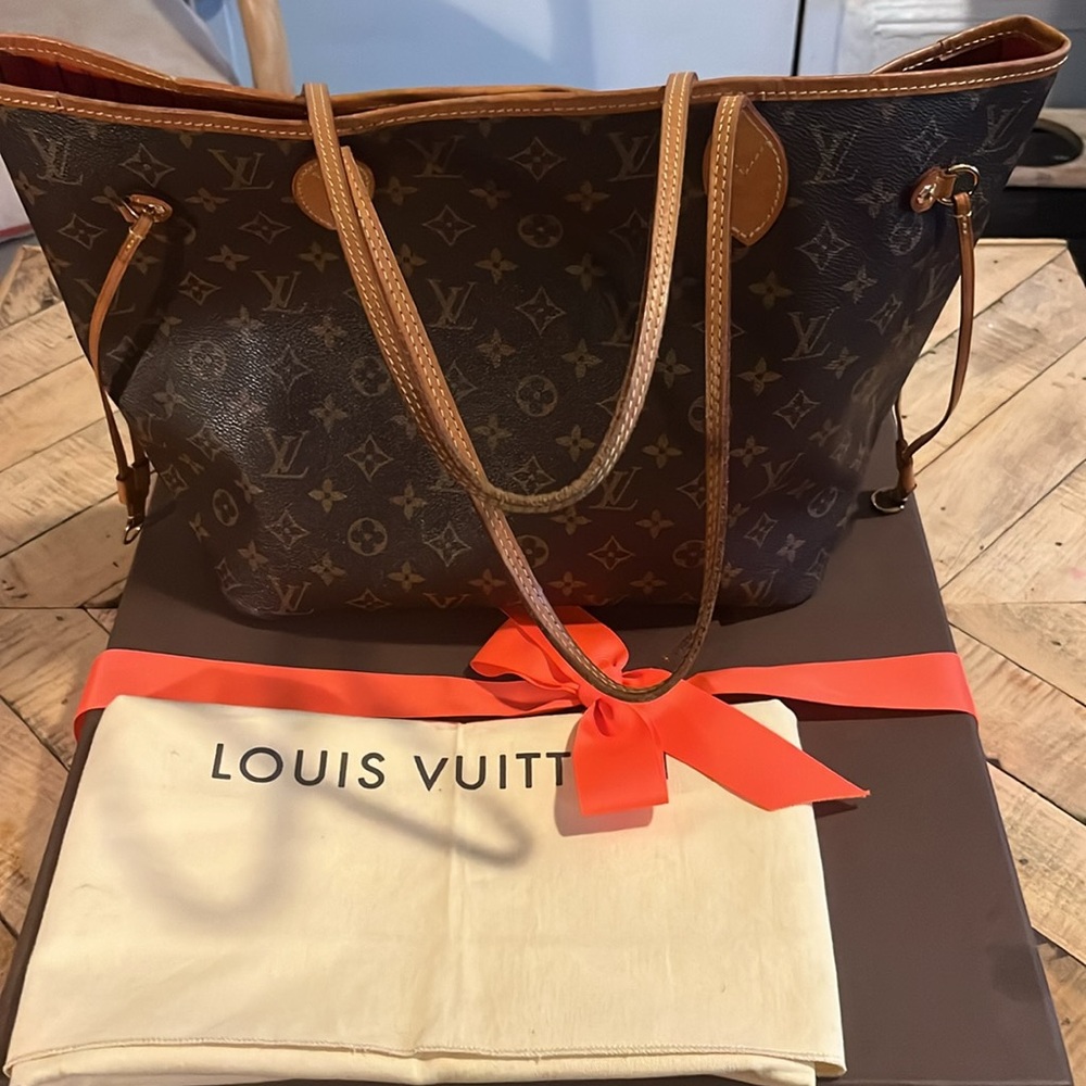 Louis Vuitton Brown Monogram Tote Bag